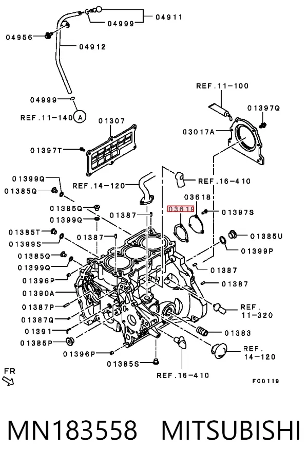  MN183558 Mitsubishi