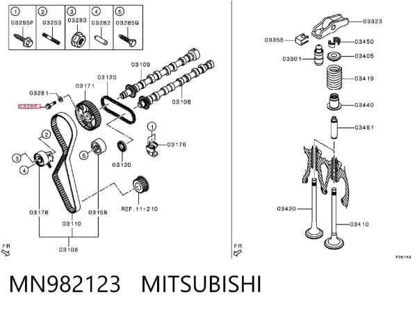 MN982123 Mitsubishi