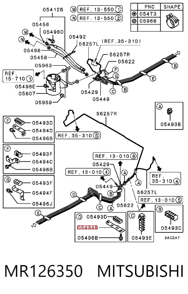  MR126350 Mitsubishi