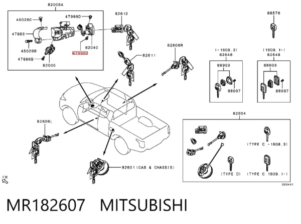  MR182607 Mitsubishi