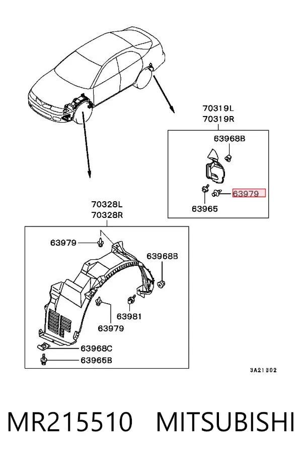  MR215510 Mitsubishi