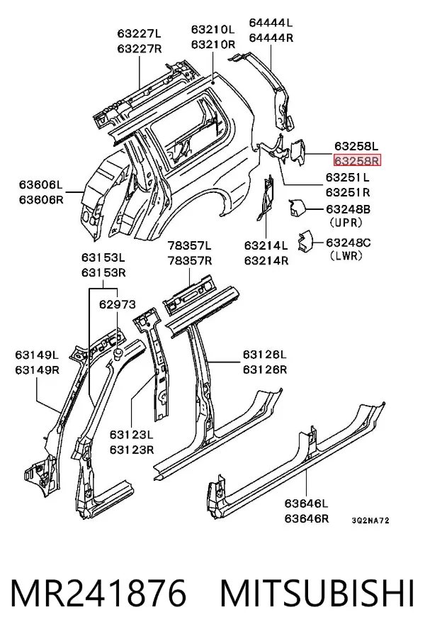  MR241876 Mitsubishi
