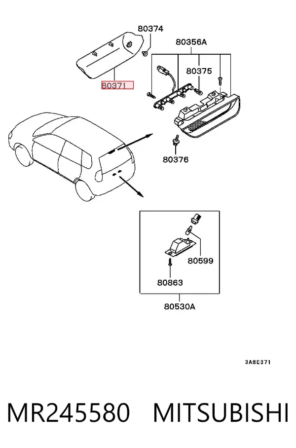  MR245580 Mitsubishi