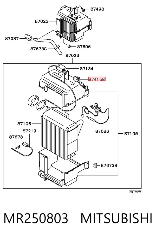  MR250803 Mitsubishi