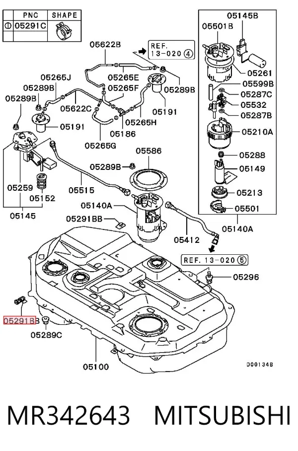  MR342643 Mitsubishi