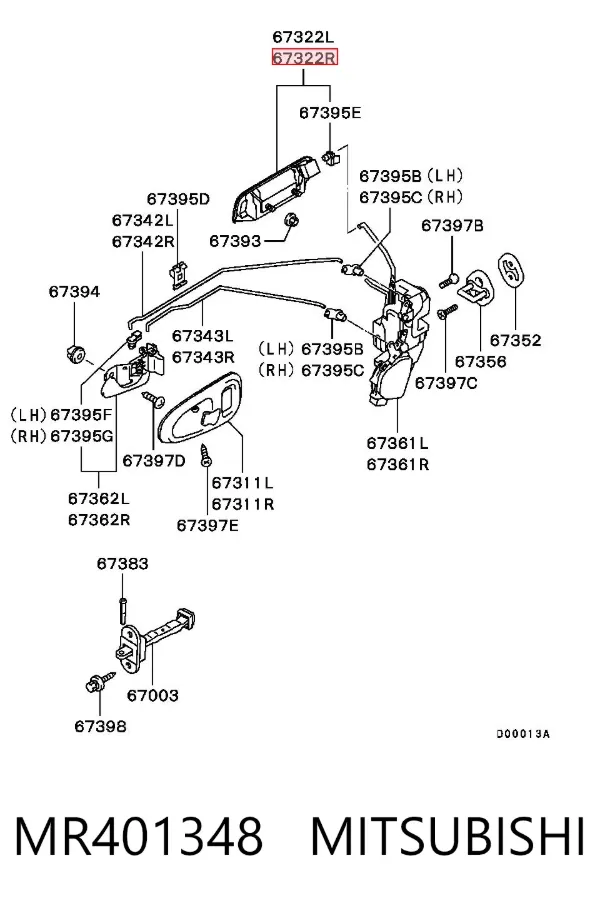  MR401348 Mitsubishi