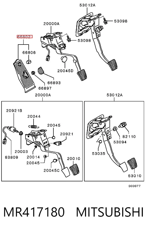  MR417180 Mitsubishi