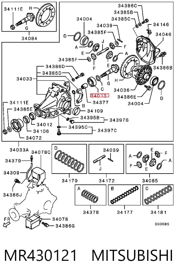  MR430121 Mitsubishi