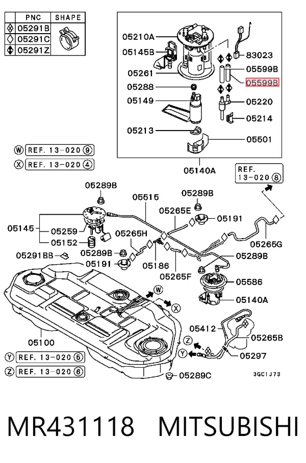  MR431118 Mitsubishi
