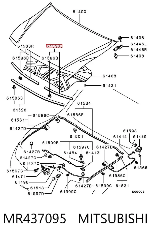  MR437095 Mitsubishi