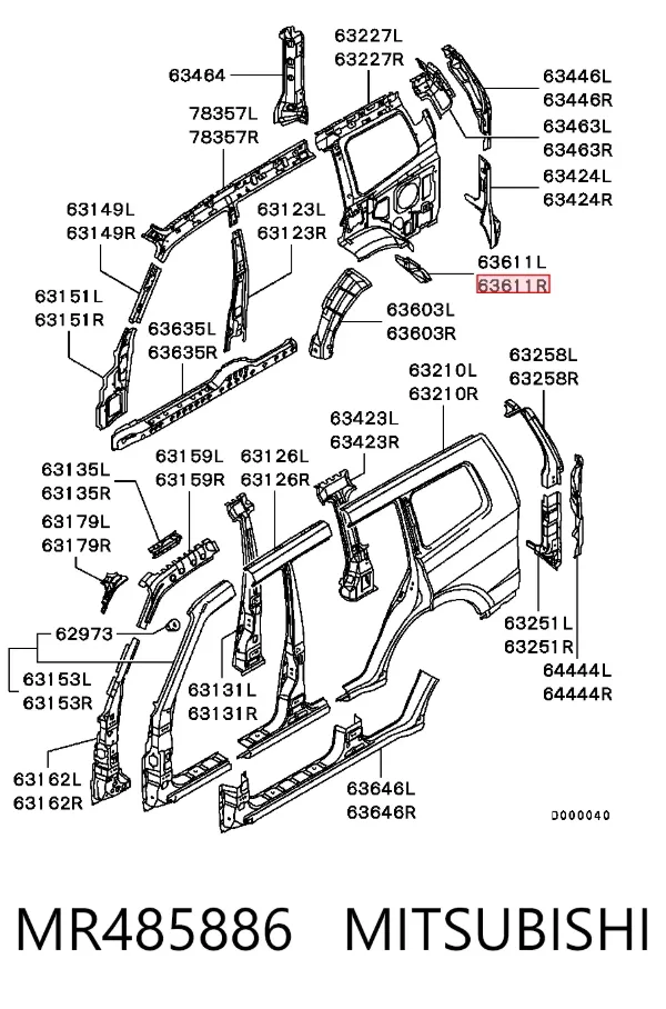  MR485886 Mitsubishi