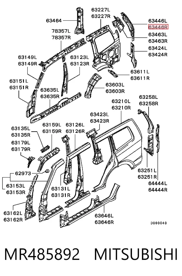  MR485892 Mitsubishi