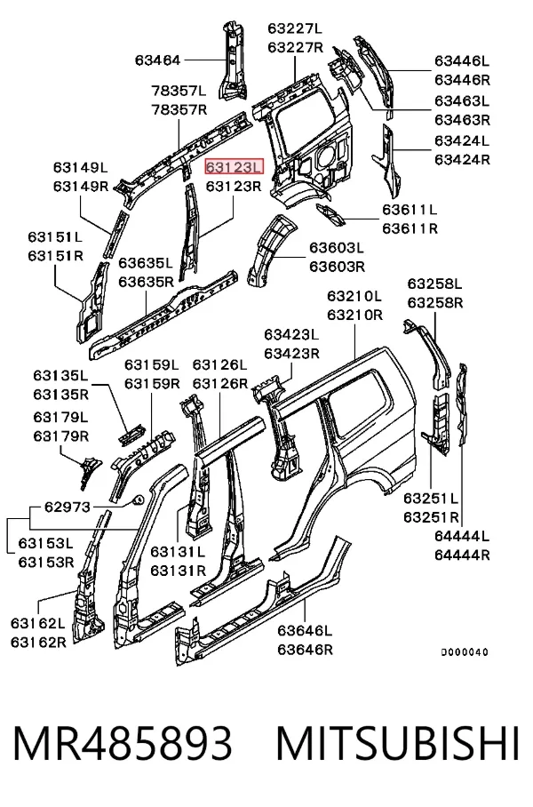  MR485893 Mitsubishi