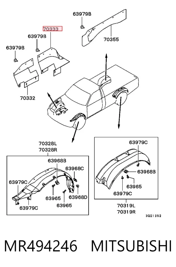  MR494246 Mitsubishi