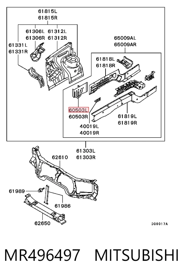  MR496497 Mitsubishi