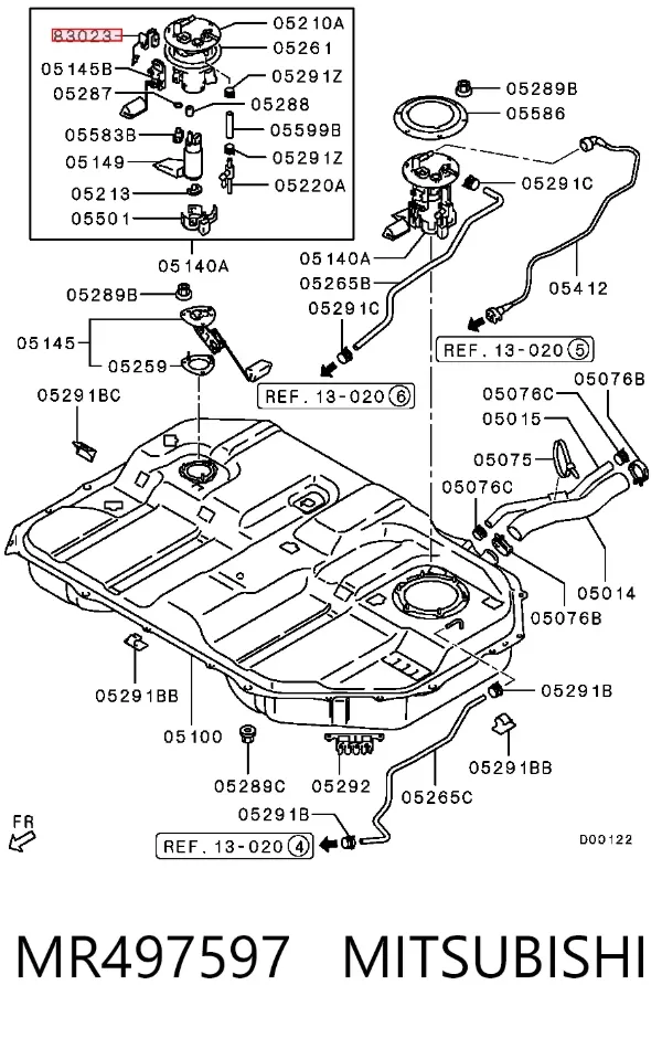  MR497597 Mitsubishi