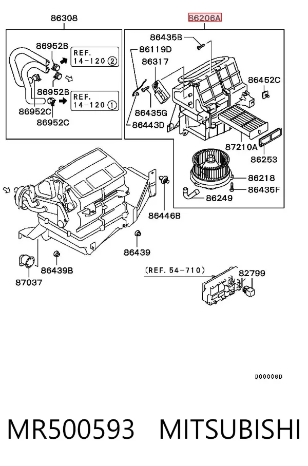  MR500593 Mitsubishi