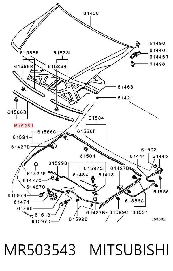  MR503543 Mitsubishi