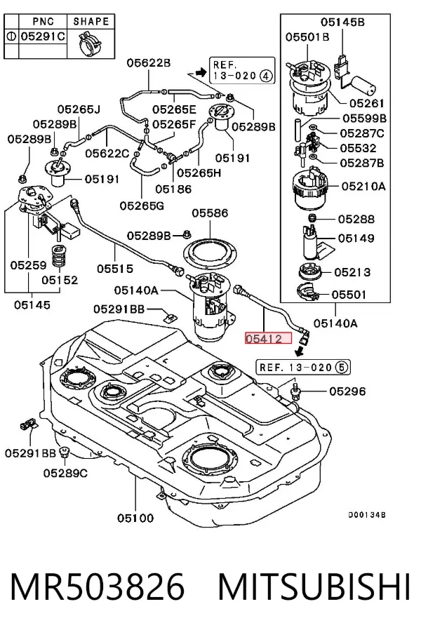  MR503826 Mitsubishi