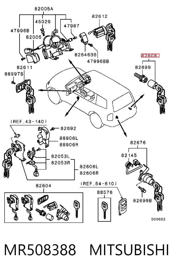  MR508388 Mitsubishi