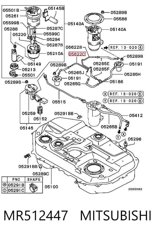  MR512447 Mitsubishi