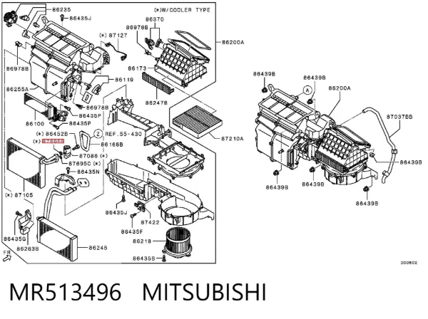  MR513496 Mitsubishi