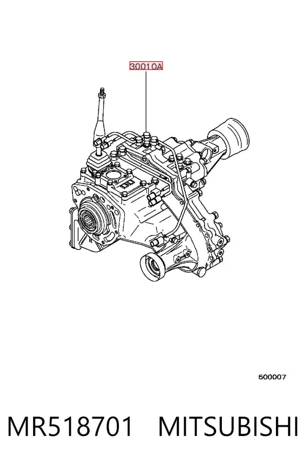Caixa de transferência Mitsubishi L 200 III