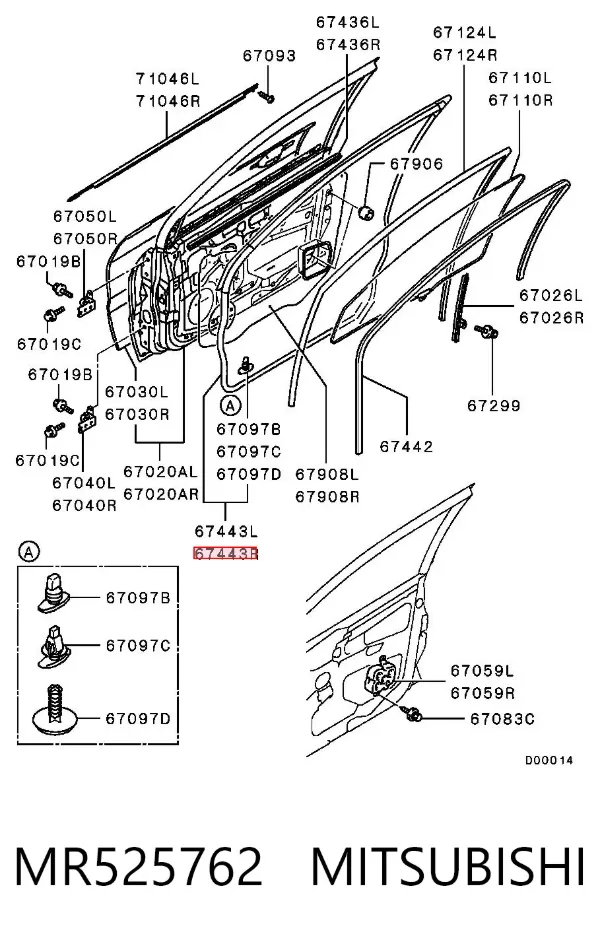  MR525762 Mitsubishi