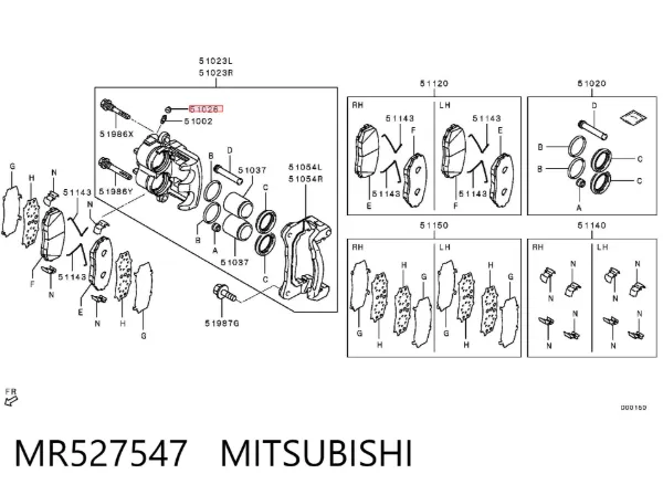  MR527547 Mitsubishi