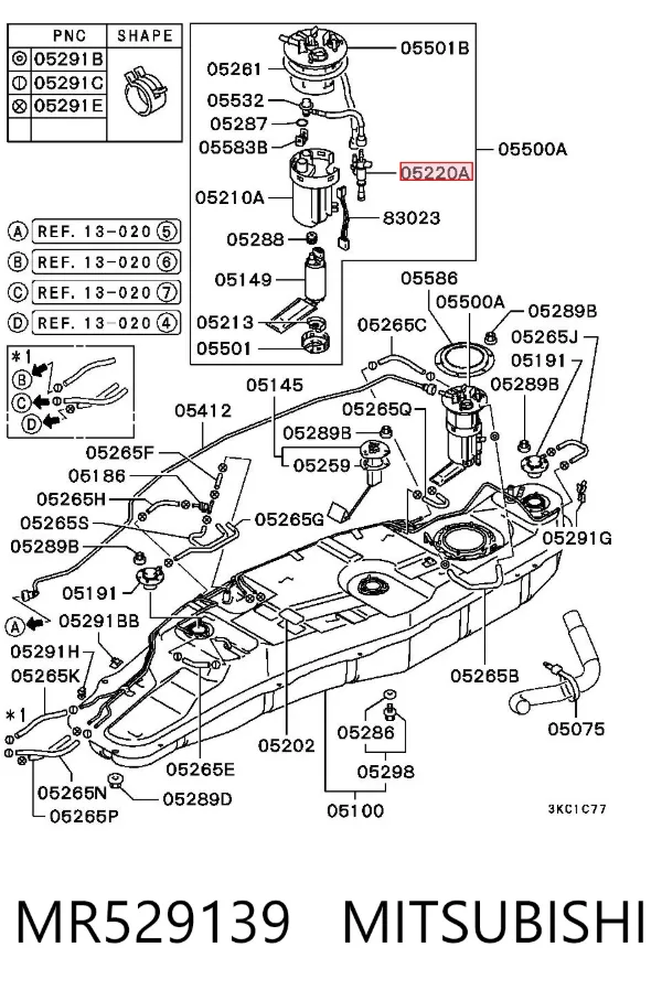  MR529139 Mitsubishi