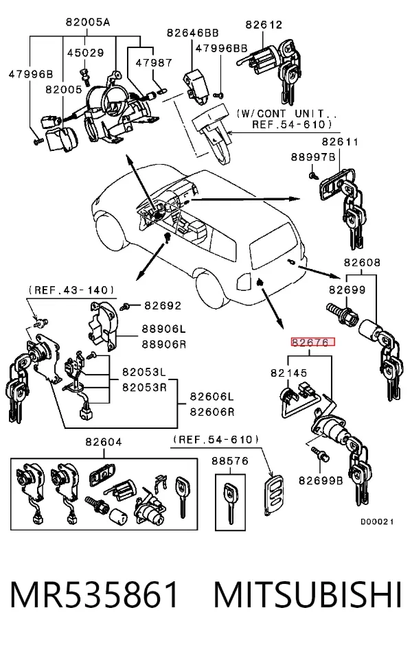  MR535861 Mitsubishi