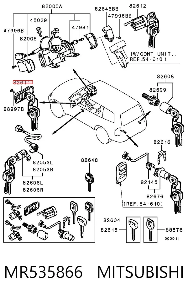  MR535866 Mitsubishi