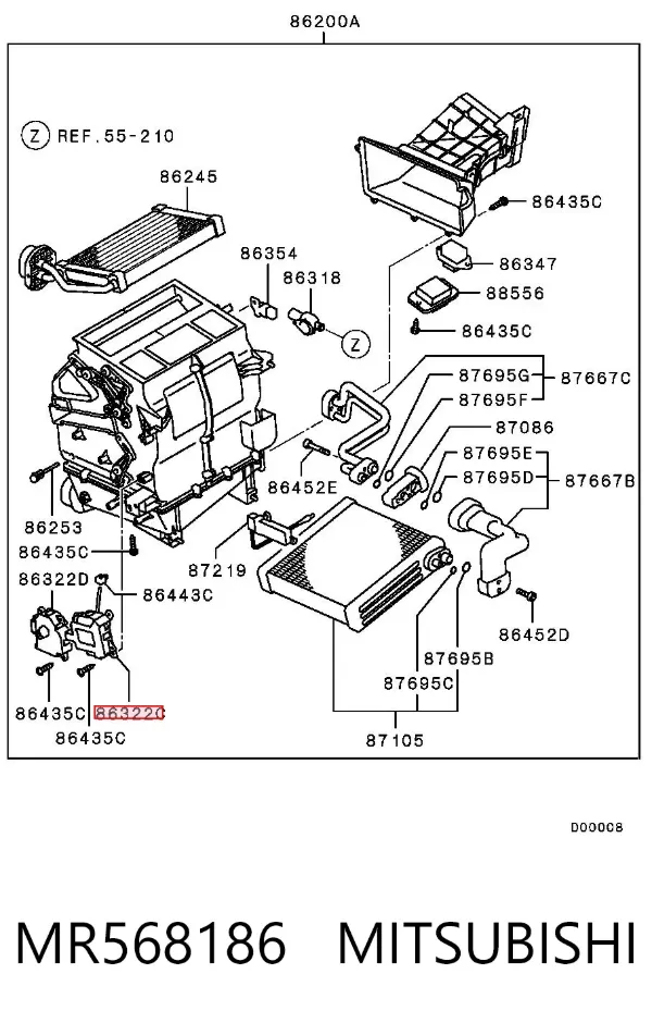  MR568186 Mitsubishi