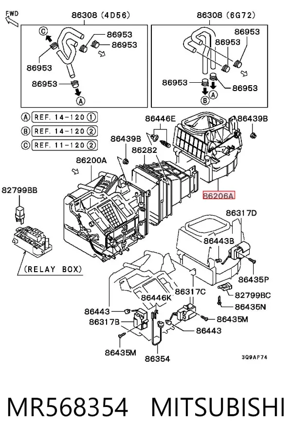  MR568354 Mitsubishi