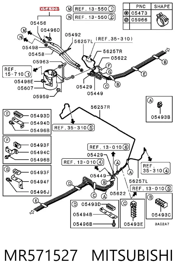  MR571527 Mitsubishi