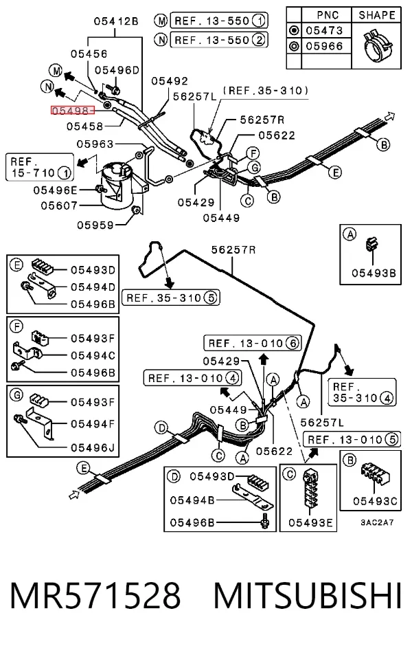  MR571528 Mitsubishi
