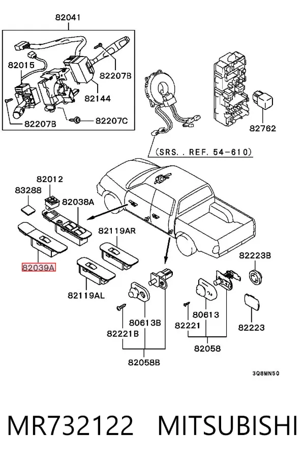  MR732122 Mitsubishi