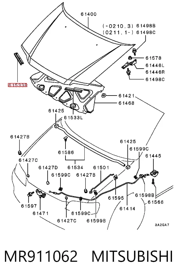  MR911062 Mitsubishi