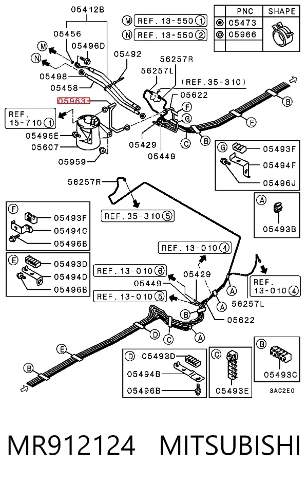  MR912124 Mitsubishi