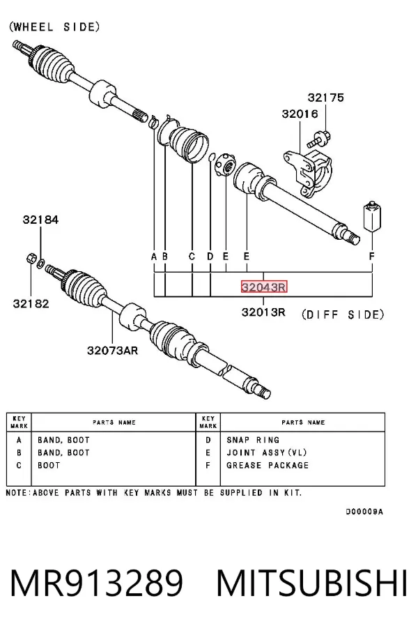  MR913289 Mitsubishi