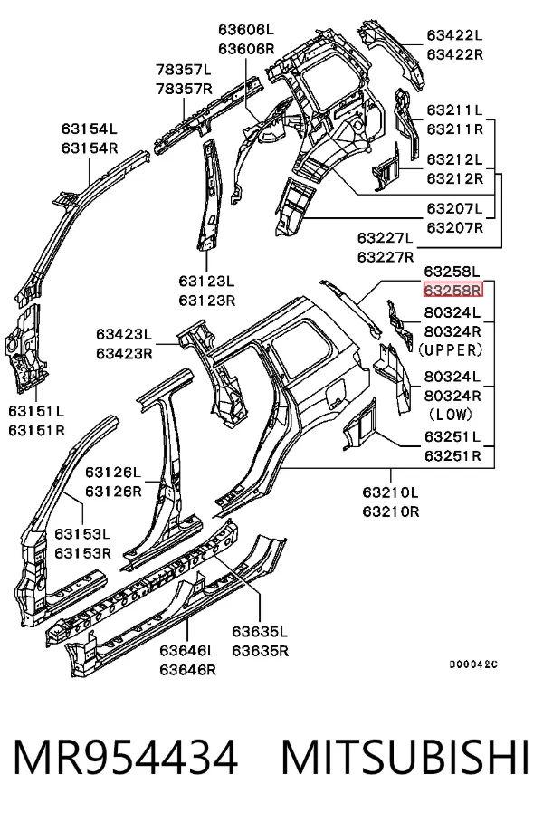  MR954434 Mitsubishi