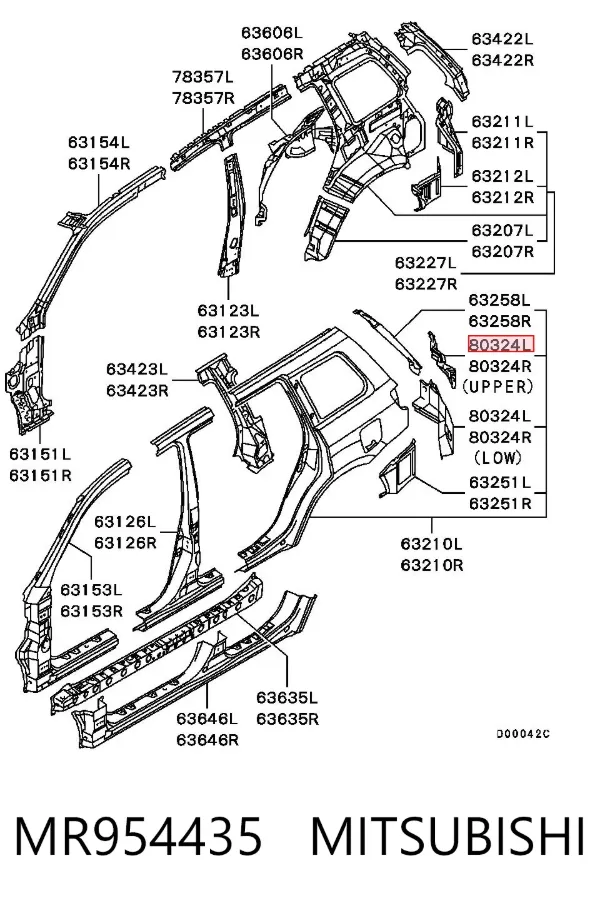  MR954435 Mitsubishi