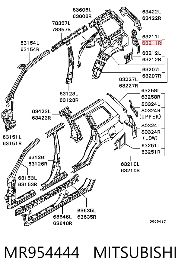  MR954444 Mitsubishi
