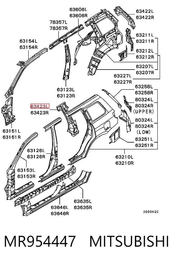  MR954447 Mitsubishi