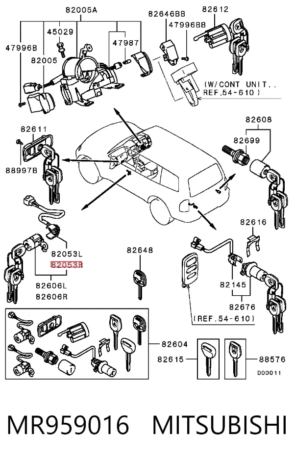  MR959016 Mitsubishi
