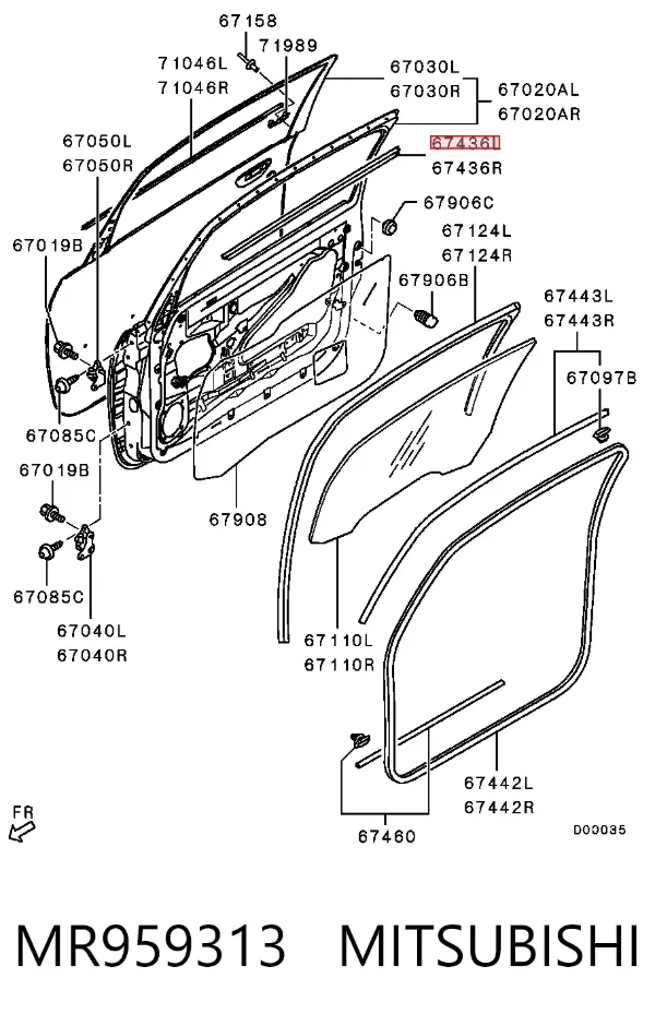  MR959313 Mitsubishi