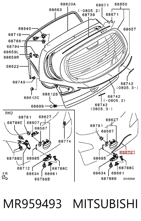  MR959493 Mitsubishi