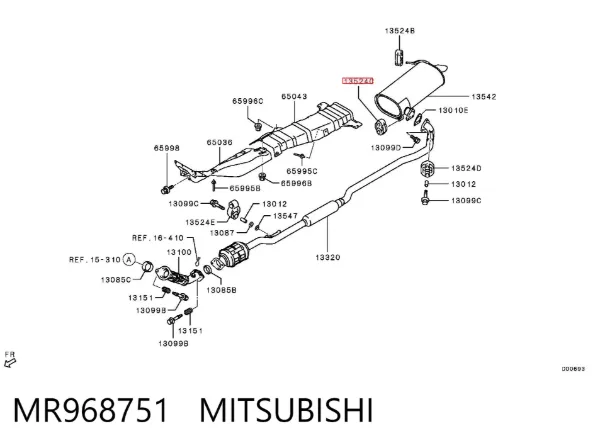  MR968751 Mitsubishi