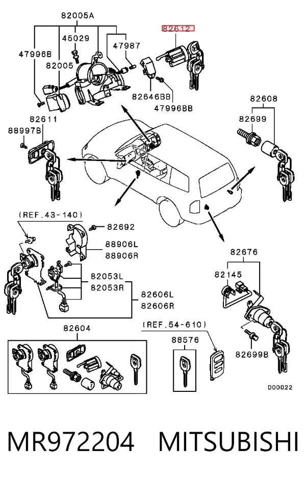 MR972204 Mitsubishi