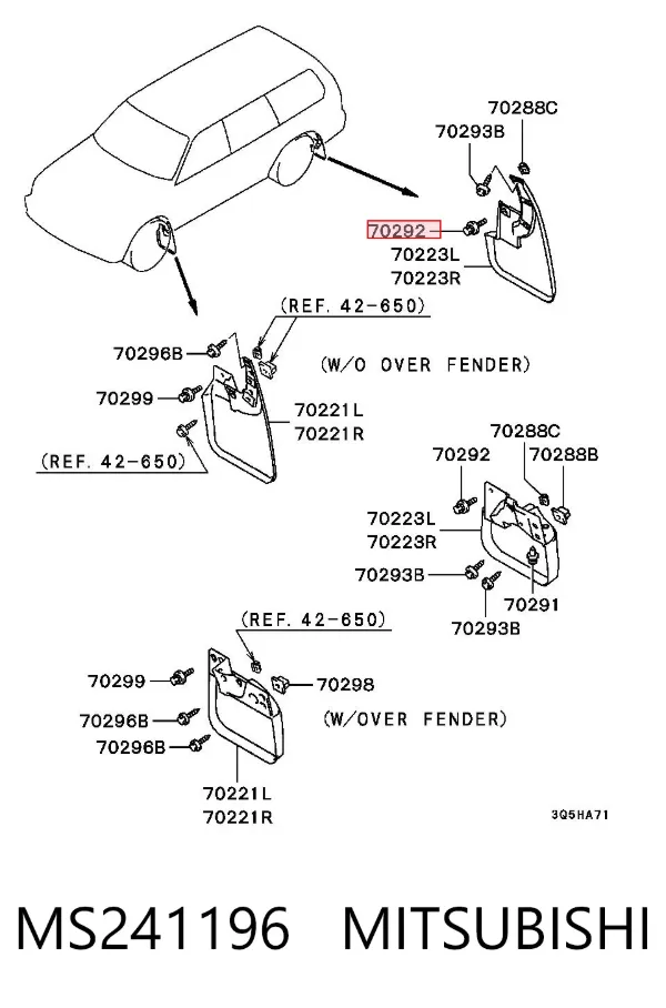  MS241196 Mitsubishi